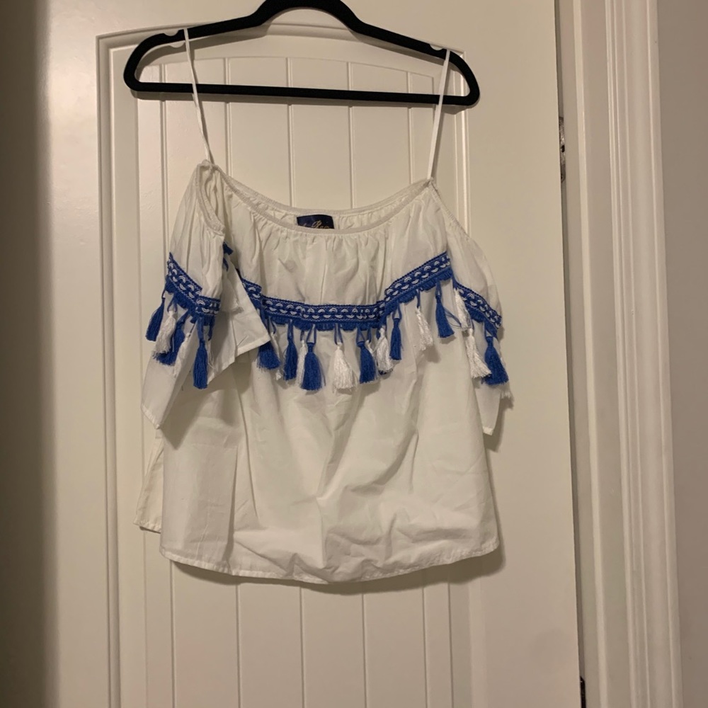 Strapless with top with tassels